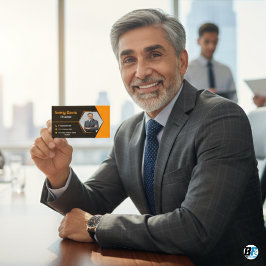 Anpassningsbar Fotomoderna, minimalistiska Social- Visitkort