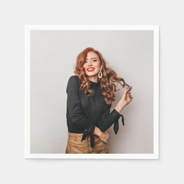 Anpassningsbar Foton Party Selfie Bild-fotografi Pappersservett (Framsidan)