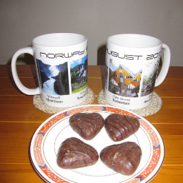 Anpassningsbar foton redigerbar helgdag souvenir kaffemugg