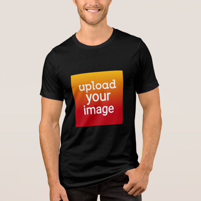 Anpassningsbar Fotoöverföring T-Shirt - Personlig- (Framsida)