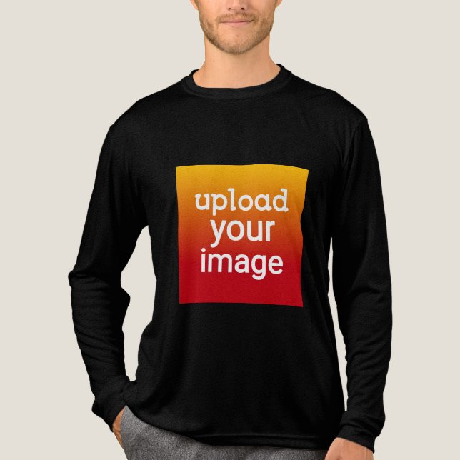 Anpassningsbar Fotoöverföring T-Shirt - Personlig- (Framsida)