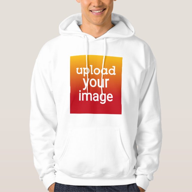 Anpassningsbar Fotoöverföring T-Shirt - Personlig- Hoodie (Framsida)