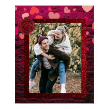 Anpassningsbar-fotopresenten poster valentine kärl