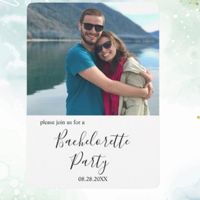 Anpassningsbar Fotorelaterat Bachelorette Party Inbjudningar (Personalize your celebration beautifully!)