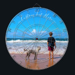 Anpassningsbar Fotorityta med Personlig av text Darttavla<br><div class="desc">Anpassningsbarnas foto- och textrityta - din egen design - Personlig-familj/vänner eller Dartboard-gift - Lägg till foto och text - Ändra storlek och flytta eller ta bort och lägg till inslag/text med verktyg för anpassning! Välj/lägg till ditt favoritteckensnitt / färg / storlek ! Du kan överföra designen till fler än 1...</div>