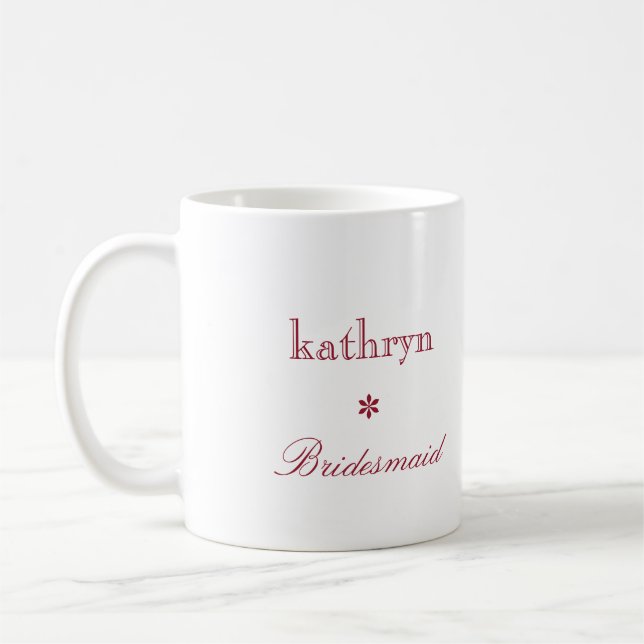 Anpassningsbar fotoröd argyle-kaffe för disketter kaffemugg (Vänster)