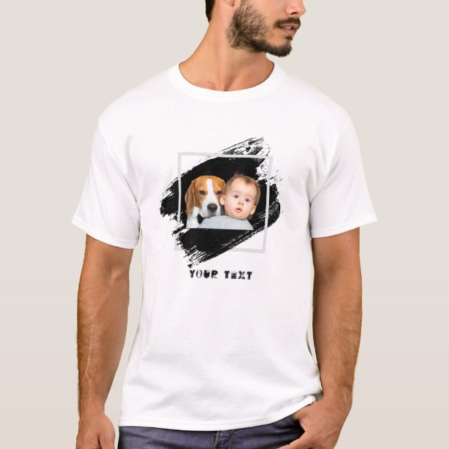 Anpassningsbar Fotosändning - Lägg till Anpassning T Shirt (Framsida)
