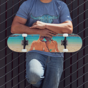 Anpassningsbar Fotoskateboard - fotodesign Mini Skateboard Bräda 18,5 Cm