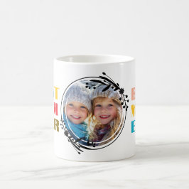 Anpassningsbar-fotot Bästa mamma någonsin mors dag Kaffemugg