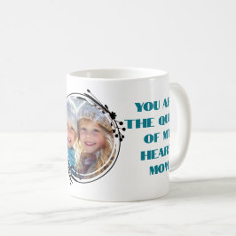Anpassningsbar-fotot Bästa mamma någonsin mors dag Kaffemugg