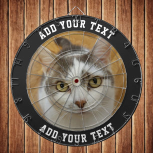 Anpassningsbar Fototext Färg Personlig, rityta Darttavla