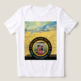 Anpassningsbar Fototext - födelsedag Helgdag T Shirt