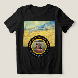 Anpassningsbar Fototext - födelsedag Helgdag T Shirt