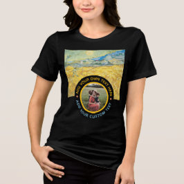 Anpassningsbar Fototext - födelsedag Helgdag T Shirt