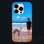 Anpassningsbar Fototext iphone case dina favoritfo<br><div class="desc">Anpassningsbar Photo and Text iphone case - Gör din egen design med Pet - Personlig Familj / Vänner / Pets eller Personlig gåva - Lägg till foto och text / Namn - Ändra storlek och flytta eller ta bort och lägg till inslag / text med Anpassning verktyg ! Välj teckensnitt...</div>