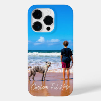 Anpassningsbar Fototext iphone case dina favoritfo
