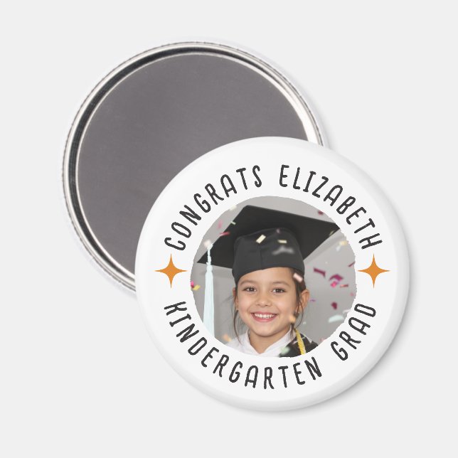 Anpassningsbar Fototext Kindergarten Studenten Magnet (Front/Back)