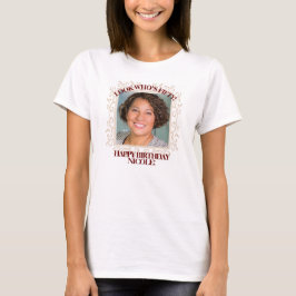 Anpassningsbar Fototext| Skapa din egen 50:e födel T Shirt