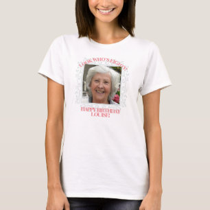 Anpassningsbar Fototext Skapa din egen 80:e föde T Shirt