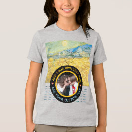 Anpassningsbar Fototext - Van Gogh Art Birthday He T Shirt