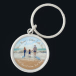 Anpassningsbar Fototextnyckelkedja Namn med din fa Rund Silverfärgad Nyckelring<br><div class="desc">Anpassningsbar Foto och text / Namn - Unik egen design - Personlig Familj / Vänner eller Personlig gåva - Lägg till foto och text - Namn eller ta bort - Ändra storlek och flytta eller ta bort / lägg till inslag / text med anpassning verktyg - Välj textteckensnitt / storlek...</div>
