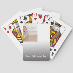 Anpassningsbar Fotovit Personlig Casinokort