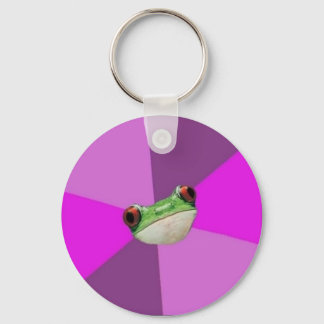 Anpassningsbar Foul Bachelorette Frog Keychain Nyckelring