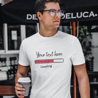 Anpassningsbar Framstegsfält- Citat | Rolig Geek T Shirt