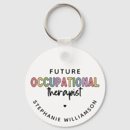 Anpassningsbar Framtida arbetsterapi OT Student Nyckelring