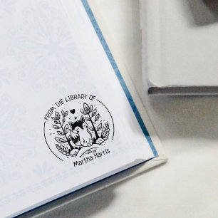Anpassningsbar från Bibliotek av, Cute Fox Stämpel