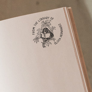 Anpassningsbar från Bibliotek, Bok, apan Stämpel
