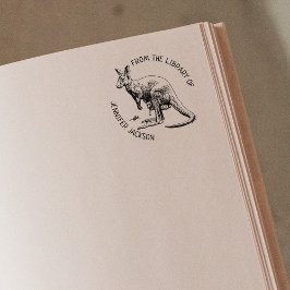 Anpassningsbar från Bibliotek, Kangaroo Bok Stämpel