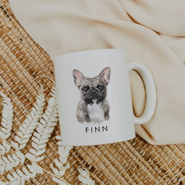Anpassningsbar Fransk Bulldog Hund älskare Gifts Kaffemugg (Skapare uppladdad)