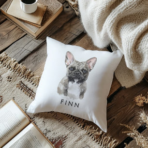 Anpassningsbar Fransk Bulldog Hund älskare Gifts Kudde