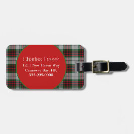 Anpassningsbar Fraser Dress Tartan Play Luggage Ta Bagagebricka