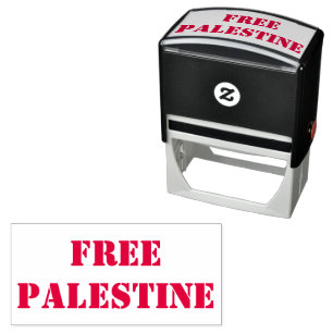 Anpassningsbar Free Palestine Självfärgande Stämpel