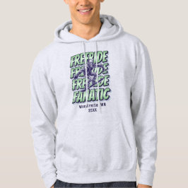 Anpassningsbar Freeride Snowboarding-plats Namn Hoodie