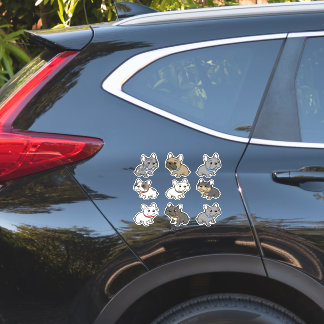 anpassningsbar frenchie dekal konst