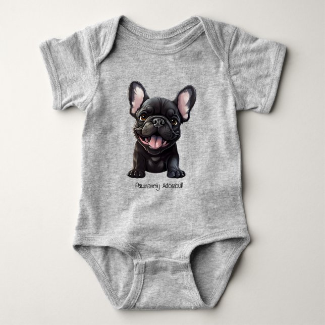 Anpassningsbar 🐶 Frenchie puppy T Shirt (Framsida)