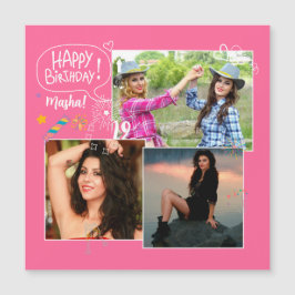 Anpassningsbar Friend Grattis på födelsedagen Phot