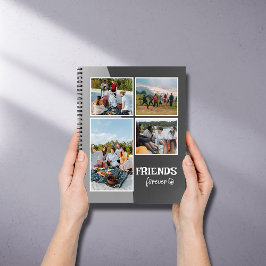 Anpassningsbar Friends Photo Collage Notebook