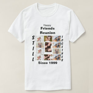 Anpassningsbar Friends Reunion 11 Photo Collage T- T Shirt