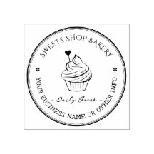 Anpassningsbar Frimärke Rubber | Logotypen Elegant