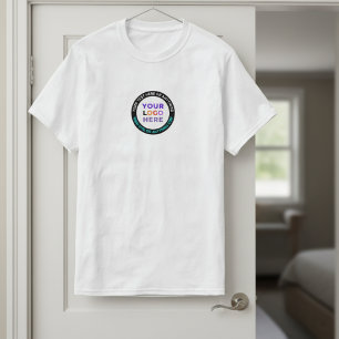 Anpassningsbar Front Back Text med enkel Business T Shirt