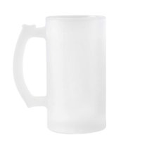Anpassningsbar Frosted Glass 16 oz Mugg för varje