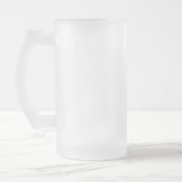 Anpassningsbar Frosted Glass 16 oz Mugg för varje