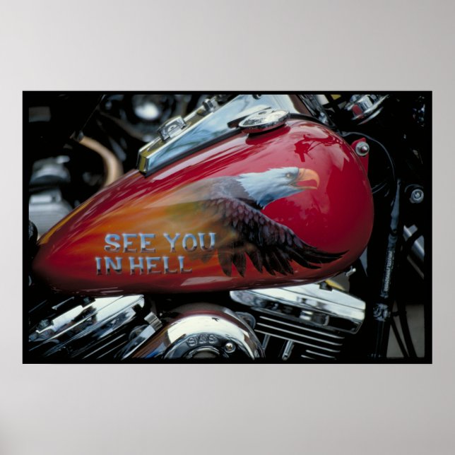 Anpassningsbar fuel tank South Dakota Poster (Framsidan)