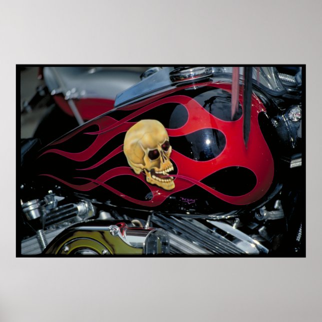 Anpassningsbar fuel tank South Dakota Poster (Framsidan)