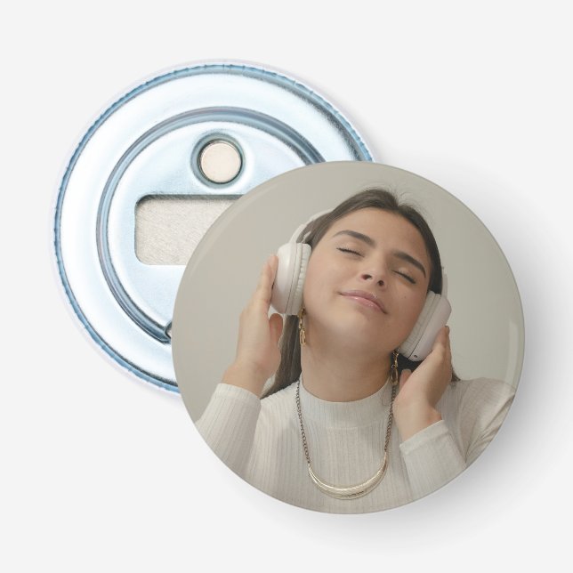 Anpassningsbar Fullt Foto Modern Flasköppnare (Framsidan)