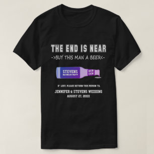 Anpassningsbar Funny Bachelor Party Shirt T
